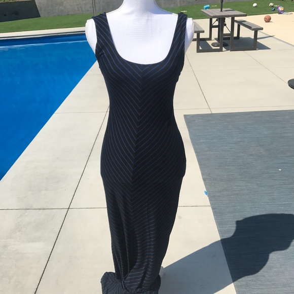 Merona Striped Maxi Dress - Picture 1 of 5